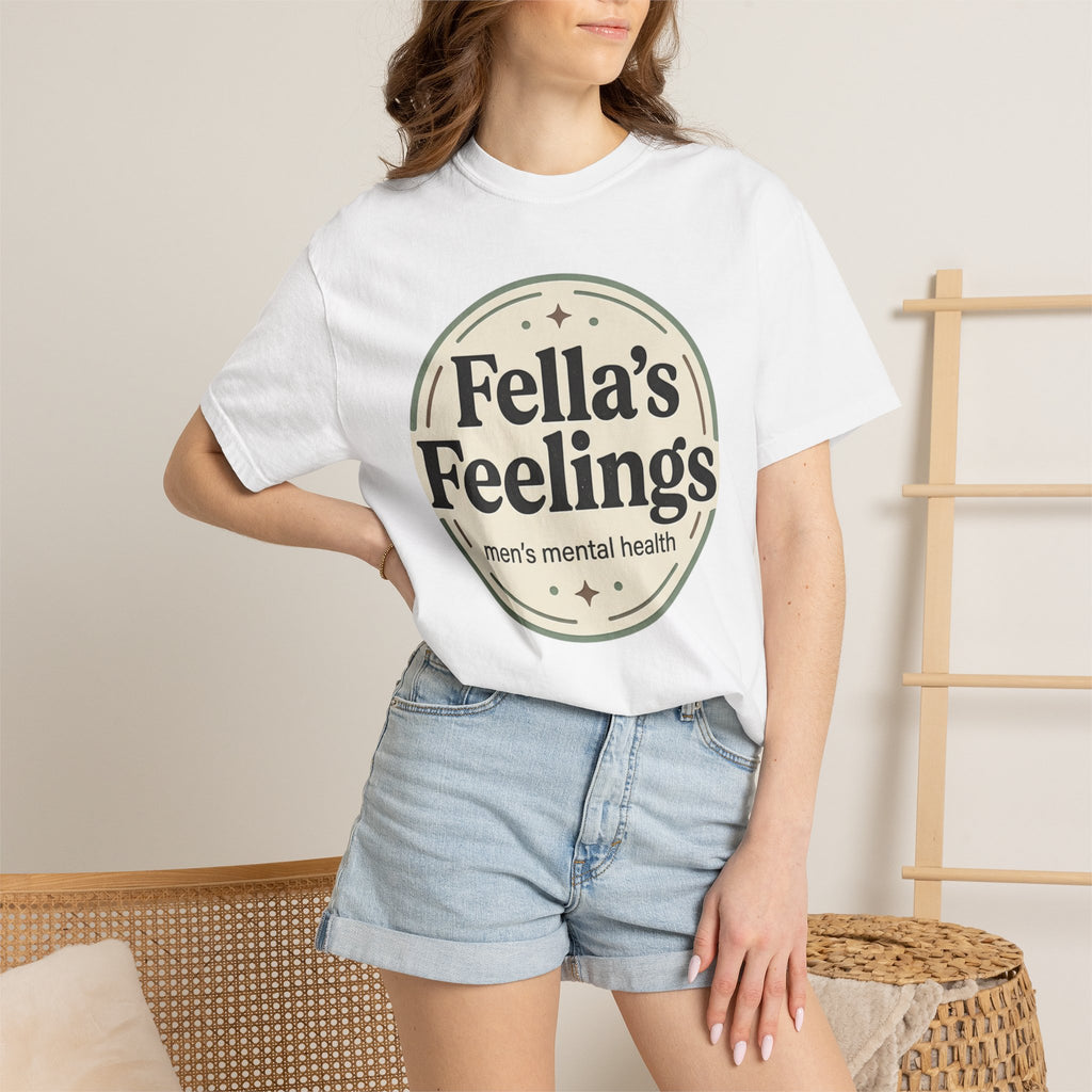 Fella’s Feelings - UNISEX White T-Shirt