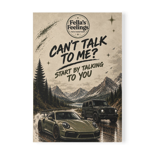 Fella’s Feelings Journal front cover