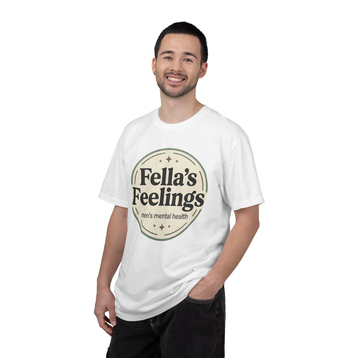 Fella’s Feelings - UNISEX White T-Shirt