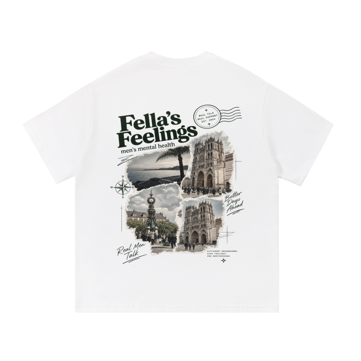 Same Struggle, Different Places t-shirt front print